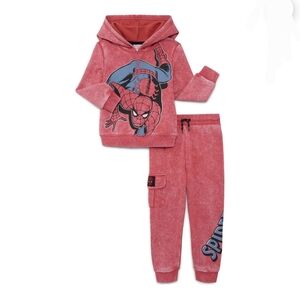 Spider-Man Toddler Boys' Graphic Hoodie and Jogger Pants Set, 2-Piece